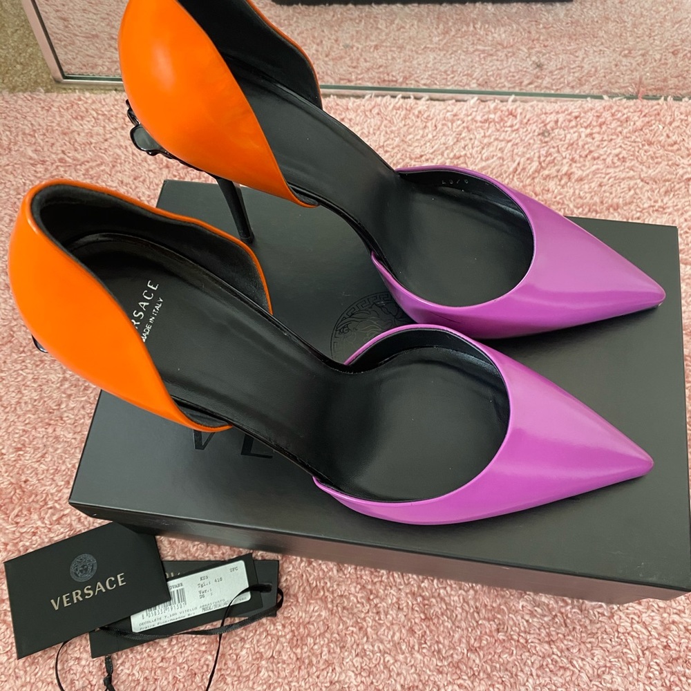 VERSACE Color block Heels